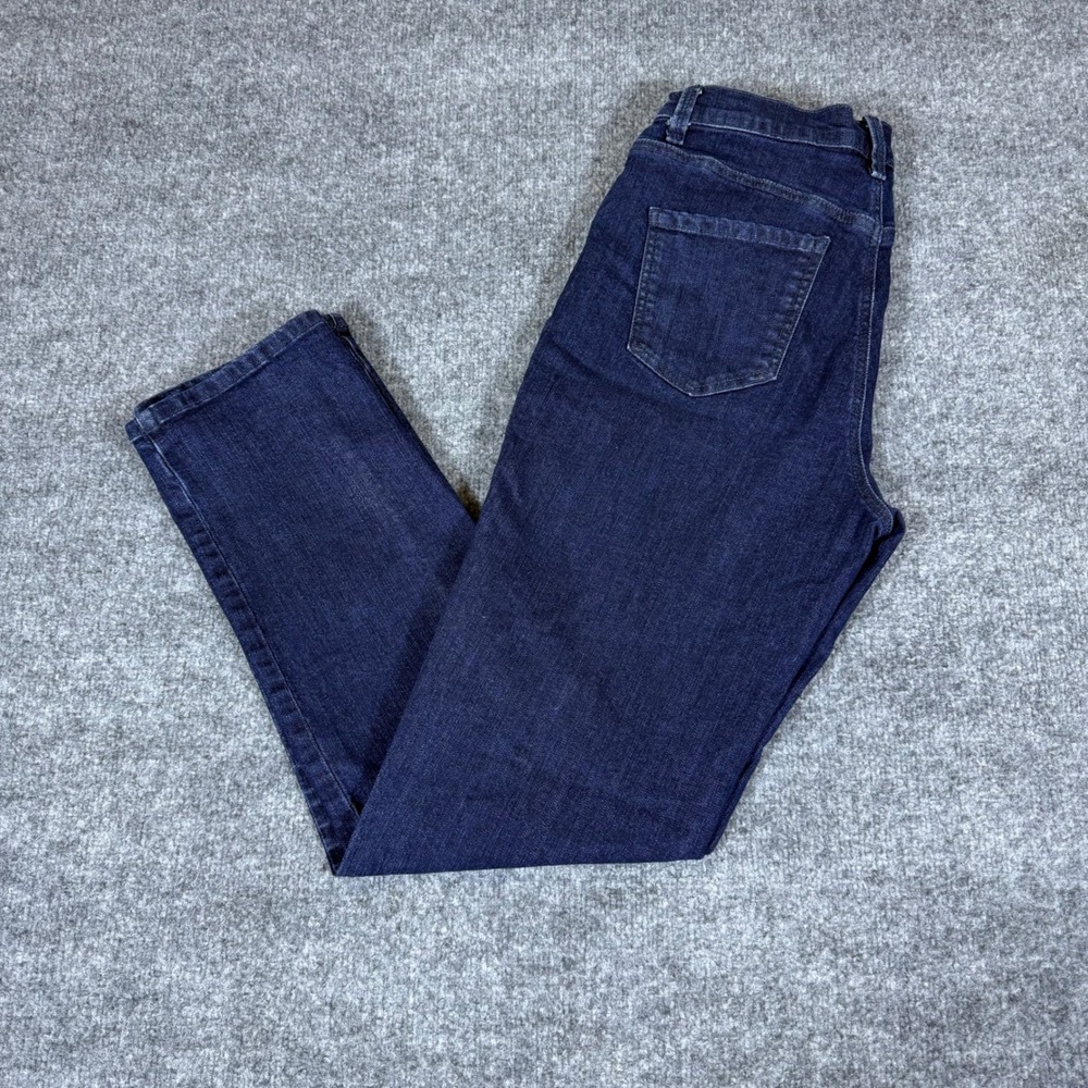 Gloria Vanderbilt Amanda High Rise Tapered Jeans Dark Wash Blue Sz 8 Average